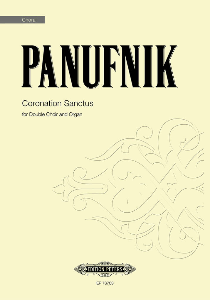 Coronation Sanctus: (Arr. Roxanna Panufnik): Chœur Mixte et Piano/Orgue