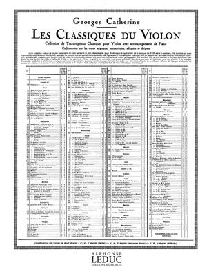 Wolfgang Amadeus Mozart: Air de Chérubin: Violon et Accomp.