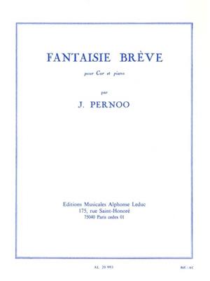 Pernoo: Fantaisie Breve: Cor Français et Accomp.