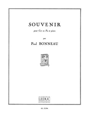 Bonneau: Souvenir: Cor Français et Accomp.