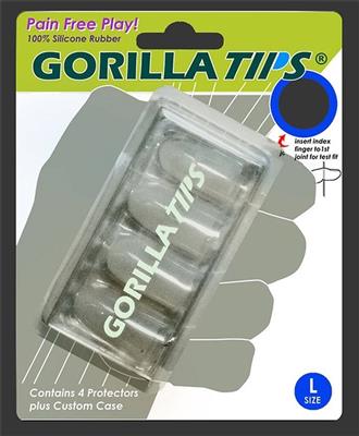 Gorilla Tips Finger Protectors L Clear