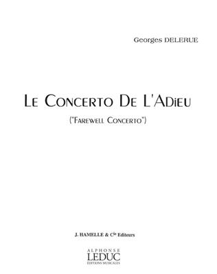 Georges Delerue: Concerto De L'Adieu: Violon et Accomp.