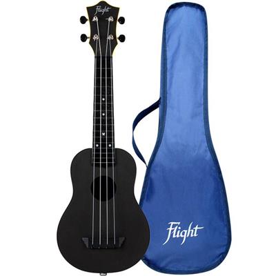 Flight: TUS35E Travel Electro Ukulele - Black