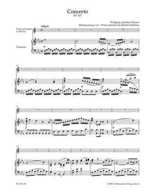 Wolfgang Amadeus Mozart: Horn Concerto in E-flat major No. 2: Cor Français et Accomp.