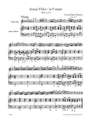Georg Philipp Telemann: Four Sonatas: Flûte à Bec
