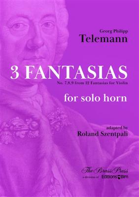 Georg Philip Telemann: 3 Fantasias No. 7, 8, 9, 12: Solo pour Cor Français