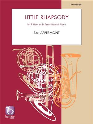 Bert Appermont: Little Rhapsody: Cor Français et Accomp.
