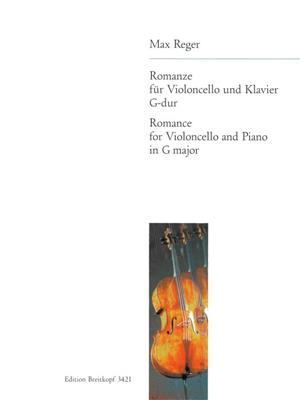 Max Reger: Romanze in G-Dur / Romance in G major: Violoncelle et Accomp.