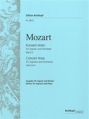 Wolfgang Amadeus Mozart: Konzertarien für Sopran Bd. 2: Chant et Piano
