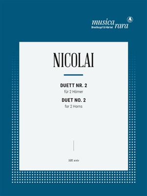 Otto Nicolai: Duet 2: Duo pour Cors Français