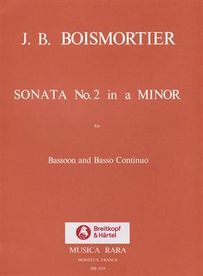 Joseph Bodin de Boismortier: Sonate in a Nr.2: Basson et Accomp.