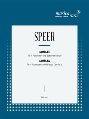 Georg Daniel Speer: Sonate in C: Trombone (Ensemble)