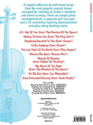 Playalong Violin Showstoppers: Solo pour Violons