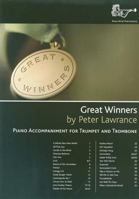 Great Winners Piano Accompaniment for Trumpet: (Arr. Peter Lawrance): Trompette et Accomp.