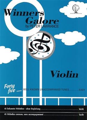 Peter Lawrance: Winners Galore For Violin: Solo pour Violons