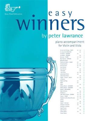 Peter Lawrance: Easy Winners for Violin/Viola: (Arr. Peter Lawrance): Solo pour Violons