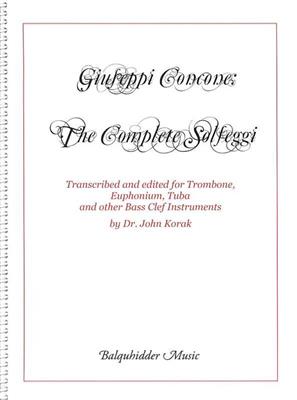 Giuseppe Concone: The Complete Solfeggi: Solo pourTrombone