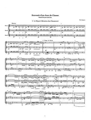F. Degrave: Souvenir D Un Jour De Chasse: Cor d'Harmonie (Ensemble)