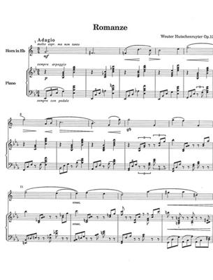 W. Hutschenruijter: Romance Op. 12: Cor Français et Accomp.