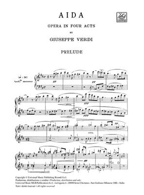 Giuseppe Verdi: Aida - Opera Vocal Score: Partitions Vocales d'Opéra