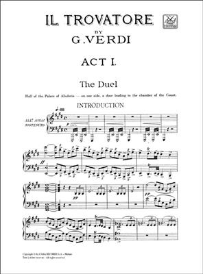Giuseppe Verdi: Il trovatore: Chant et Piano
