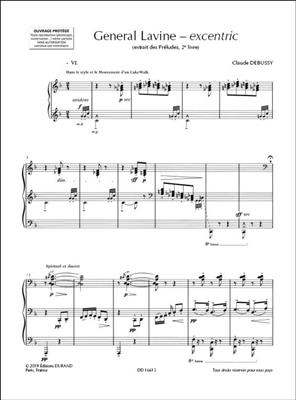 Claude Debussy: General Lavine - excentric: Solo de Piano