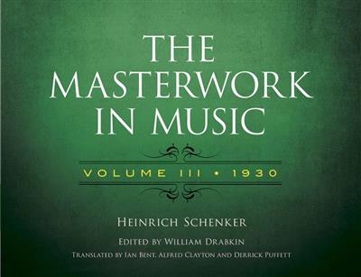 William Drabkin: The Masterwork In Music: Volume III - 1930