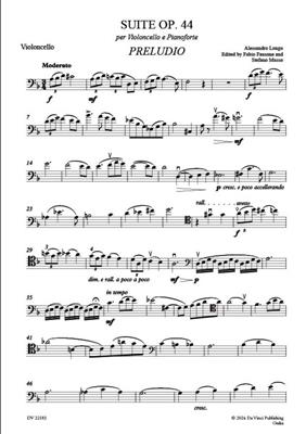 Alessandro Longo: Suite Op. 44: Violoncelle et Accomp.