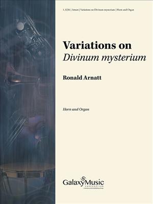 Ronald Arnatt: Variations on Divinum mysterium: Cor Français et Accomp.
