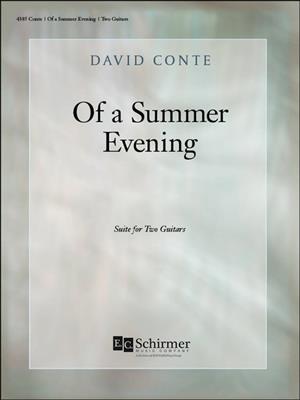 David Conte: Of a Summer Evening: Duo pour Guitares
