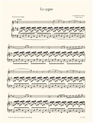 Camille Saint-Saëns: Der Schwan für Violine und Klavier: Violon et Accomp.