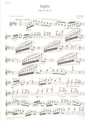 Jeno Hubay: Zephir op. 30, No. 5: Violon et Accomp.