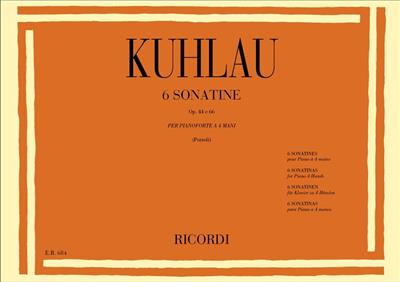Kuhlau: Kuhlau: 6 Sonatine Op. 44 E Op. 66 (Pozzoli): Piano Quatre Mains