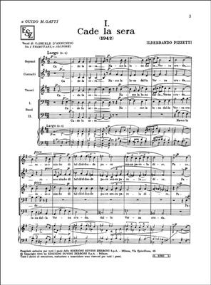 Ildebrando Pizzetti: Composizioni Corali (3): Chœur Mixte A Cappella