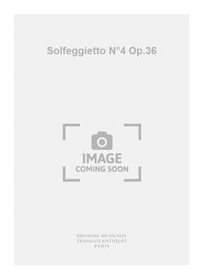 Solfeggietto N°4 Op.36