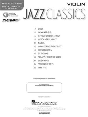 Jazz Classics: Solo pour Violons