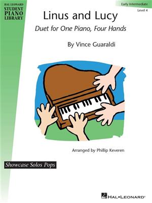 Vince Guaraldi: Linus and Lucy: (Arr. Phillip Keveren): Piano Quatre Mains