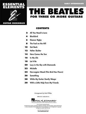 The Beatles: The Beatles for 3 or More Guitars: Guitares (Ensemble)