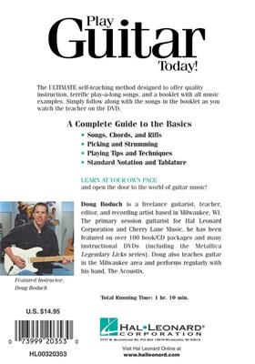 Play Guitar Today! DVD