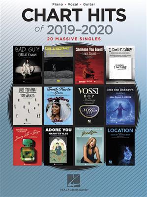 Chart Hits of 2019-2020: Piano, Voix & Guitare
