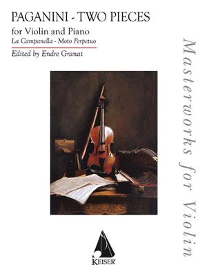 Niccolò Paganini: Two Pieces: La Campanella and Moto Perpetu: (Arr. Endre Granat): Violon et Accomp.