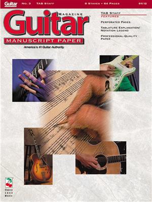Guitar(TM) Magazine Manuscript Paper: Papier à Musique