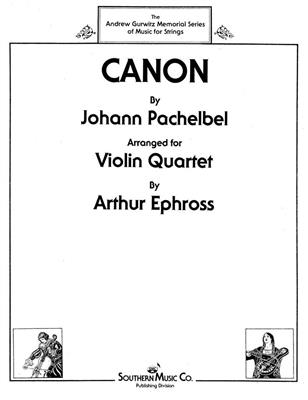 Johann Pachelbel: Canon: (Arr. Arthur Ephross): Violons (Ensemble)