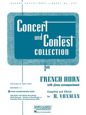 Concert And Contest Collection - Horn (PA): (Arr. Himie Voxman): Cor Français et Accomp.