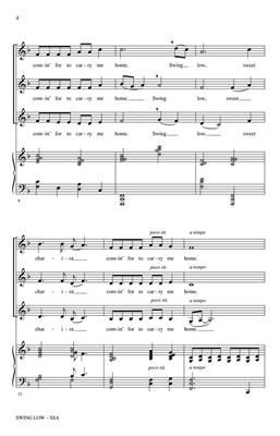 Swing Low: A Spiritual Medley: (Arr. Rosephanye Powell): Voix Hautes et Accomp.