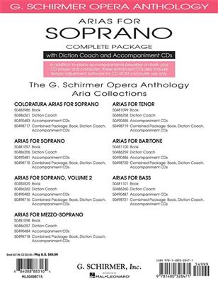 Arias for Soprano - Complete Package: Solo pour Chant