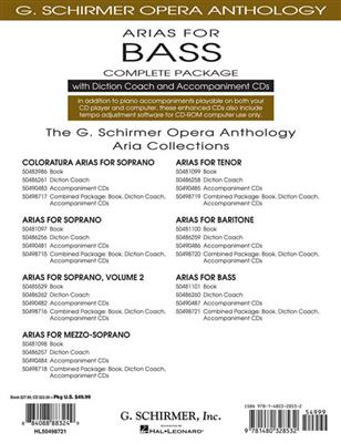 Arias For Bass - Complete Package: Solo pour Chant