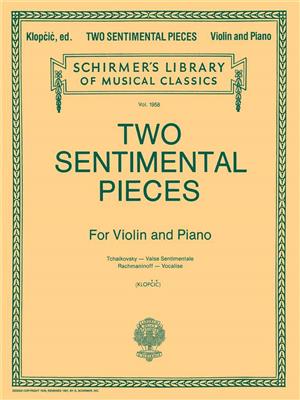 2 Sentimental Pieces: Violon et Accomp.