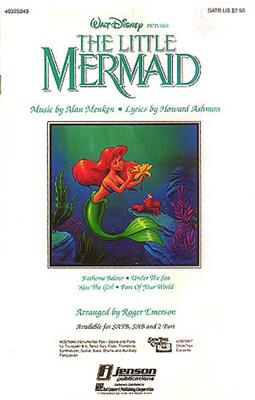 Alan Menken: The Little Mermaid: (Arr. Roger Emerson): Chœur Mixte et Piano/Orgue