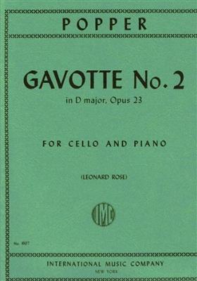 David Popper: Gavotte No. 2 Op. 23: (Arr. Leonard Rose): Violoncelle et Accomp.